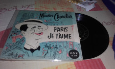 vinil Maurice Chevalier foto