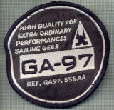 263 -EMBLEMA -INTRECERE DE YACHTING - GA-97 -(GAASTRA CUP) -starea care se vede