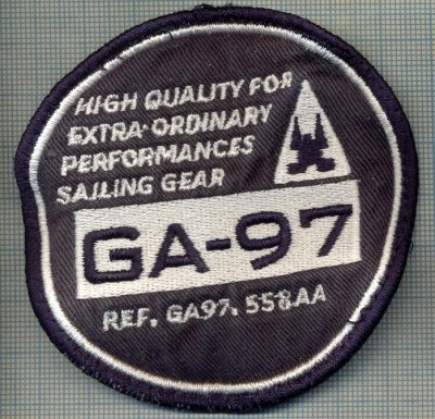 263 -EMBLEMA -INTRECERE DE YACHTING - GA-97 -(GAASTRA CUP) -starea care se vede foto