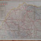 R.S.R - HARTA TURISTICA - CARTOGRAFIATA DE C. BROCHE - DIMENS. 90 X 65 CM