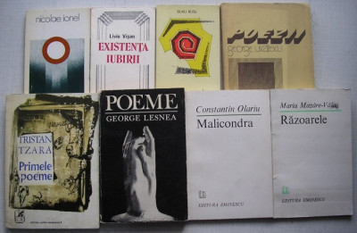 Poeti Romani - 8 carti de pozie foto