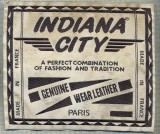 262 -EMBLEMA - INDIANA CITY -FASHION- MADE IN FRANCE -starea care se vede