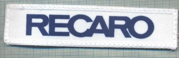 284 -EMBLEMA - ,,RECARO&quot; -TAPITERII AUTO ,,SEAT&quot;-AUTOMOBILE -starea care se vede