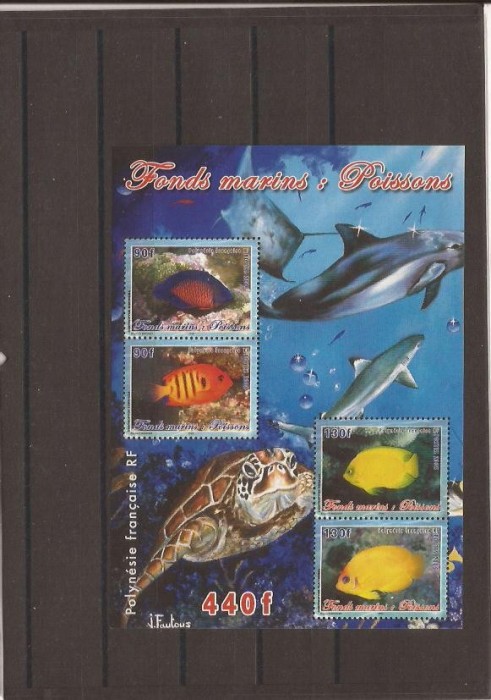 French Polynesia - Seafauna - bl. 31