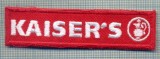 294 -EMBLEMA - ,,KAISER&#039;S&quot; - GERMANIA -starea care se vede