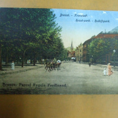 Brasov Parcul regele Ferdinand 1918 Kronstadt Rudolfspark Brasso Rezso - park