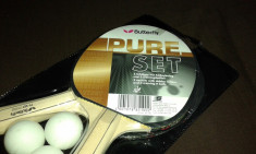 set palete tenis de masa ping pong Pure set Butterfly foto