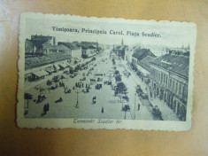 Timisoara Principele Carol Piata Scudier 1919 Temesvar Scudier ter foto