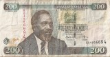 KENYA 200 Shillings 2008 VF