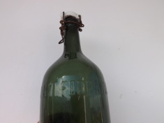 Sticla veche ptr.sifon de pe valea Ciucului.Volum:1,5 litri.Rereducere! foto