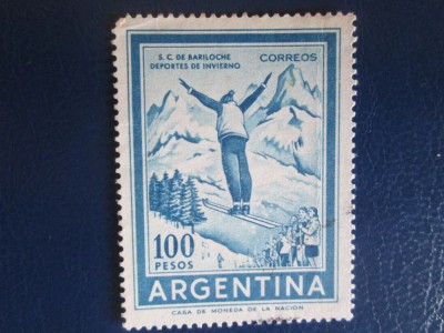 TIMBRE ARGENTINA NEUZATE foto