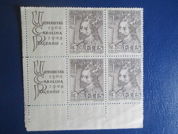 TIMBRE CEHOSLOVACIA 1948