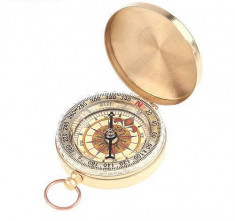 Busola vintage stil ceas de buzunar,model unicat foto