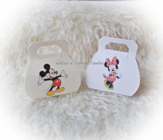 50 cutii marturii botez - Mickey/ Minnie foto