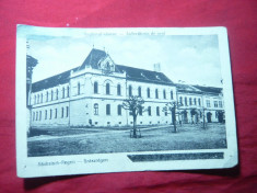 Ilustrata Reghinul Sasesc - Judecatoria de Ocol, cca. 1918, pata pe colt foto