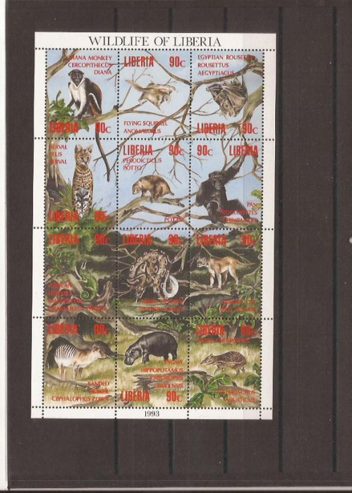 Liberia - fauna - 1564/75 klbg