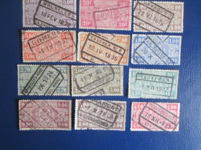 TIMBRE BELGIA LOT STAMPILATE foto