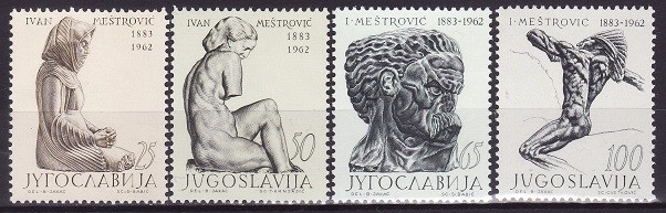 B1740 - Jugoslavia 1963 - cat.nr.949-52 neuzat,perfecta stare