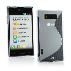 Husa LG Optimus L7 P700 P705 TPU S-LINE Transparenta foto
