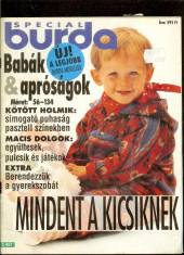 Revista mode BURDA SPECIAL, pentru copii, lb. maghiara, cu tipare foto
