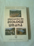 ELEMENTE DE ECOLOGIE UMANA ~ CONST. BUDEANU / EMANOIL CALINESCU