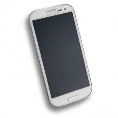 Display cu touchscreen si rama Samsung I9300 Galaxy S3 Original Alb foto