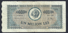 ROMANIA 1000000 1.000.000 LEI 1947 [2] foto