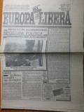 Ziarul aici radio europa libera anul 1.nr.1 din 24 mai 1991