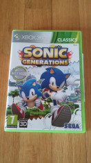 JOC XBOX 360 SONIC GENERATIONS CLASSICS ORIGINAL PAL / 3D compatible / by WADDER foto