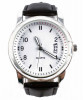 Ceas Barbatesc Quartz IC Analog, Curea Otel, Model Super, Cutie Cadou