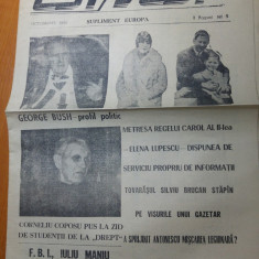 ziarul est vest octombrie 1990 - iuliu maniu si maresalul antonescu