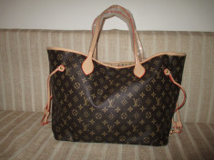 Geanta dama maro mare Louis Vuitton Neverfull + CADOU foto