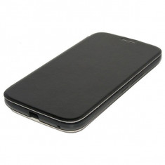 Husa Flip Alcatel POP C9, PREMIUM CASE, Negru foto