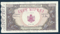 ROMANIA 10000 10.000 LEI 18 MAI 1945 [8] VF foto