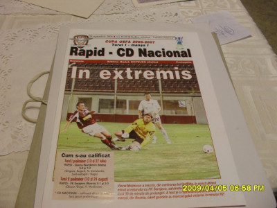 program Rapid - CD Nacional [ versiunea portugheza] foto