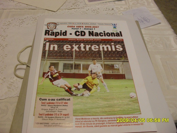 program Rapid - CD Nacional [ versiunea portugheza]