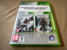 Pachet Assassin&amp;#039;s Creed IV + Rogue, XBOX360, sigilat, alte sute de jocuri! foto