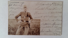 MILITAR AUSTRO - UNGARIA - ANUL 1902 - FOTOGRAFIE CARTE POSTALA CLASICA foto