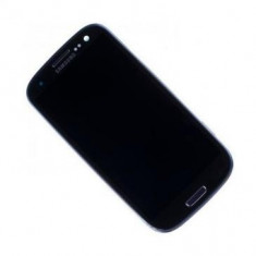 Display cu touchscreen si rama Samsung I9300 Galaxy S3 Original Negru foto