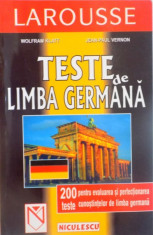 TESTE DE LIMBA GERMANA de WOLFRAM KLATT, JEAN - PAUL VERNON, 2003 foto
