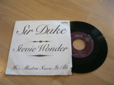 Stevie Wonder - Sir Duke (1977, Amiga) Disc vinil single 7&amp;quot; foto