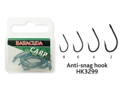 Set 10 ace crap teflonate Anti-Snag Hook HK3299 foto