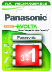 4x Panasonic Evolta R6/AA 1900mAh Baterii Reincarcabile BL045 foto