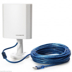 Adaptor Wifi Wireless Usb 2000mW Antena 150MBps amplificator putere foto