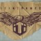 306 -EMBLEMA MARE - ITINERANCE - VULTUR CU ARIPILE DESFACUTE-starea care se vede