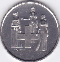 Moneda Elvetia 5 Franci 1974 - KM#52 Proof ( Centenarul constitutiei ) foto