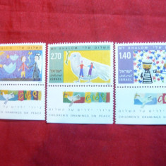 Serie - Desene Copii - Pace 1977 Israel , 3 val.