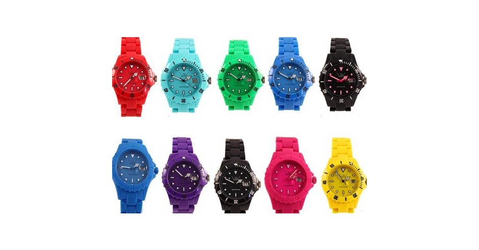 Ceas Unisex LTD Limited Edition, 7 Culori: Albastru, Roz, Galben, Gri ...