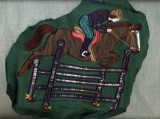 300 -EMBLEMA - HIPISM - OBSTACOLE -starea care se vede