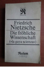 Friedrich Nietzsche - Die frohliche wissenschaft foto